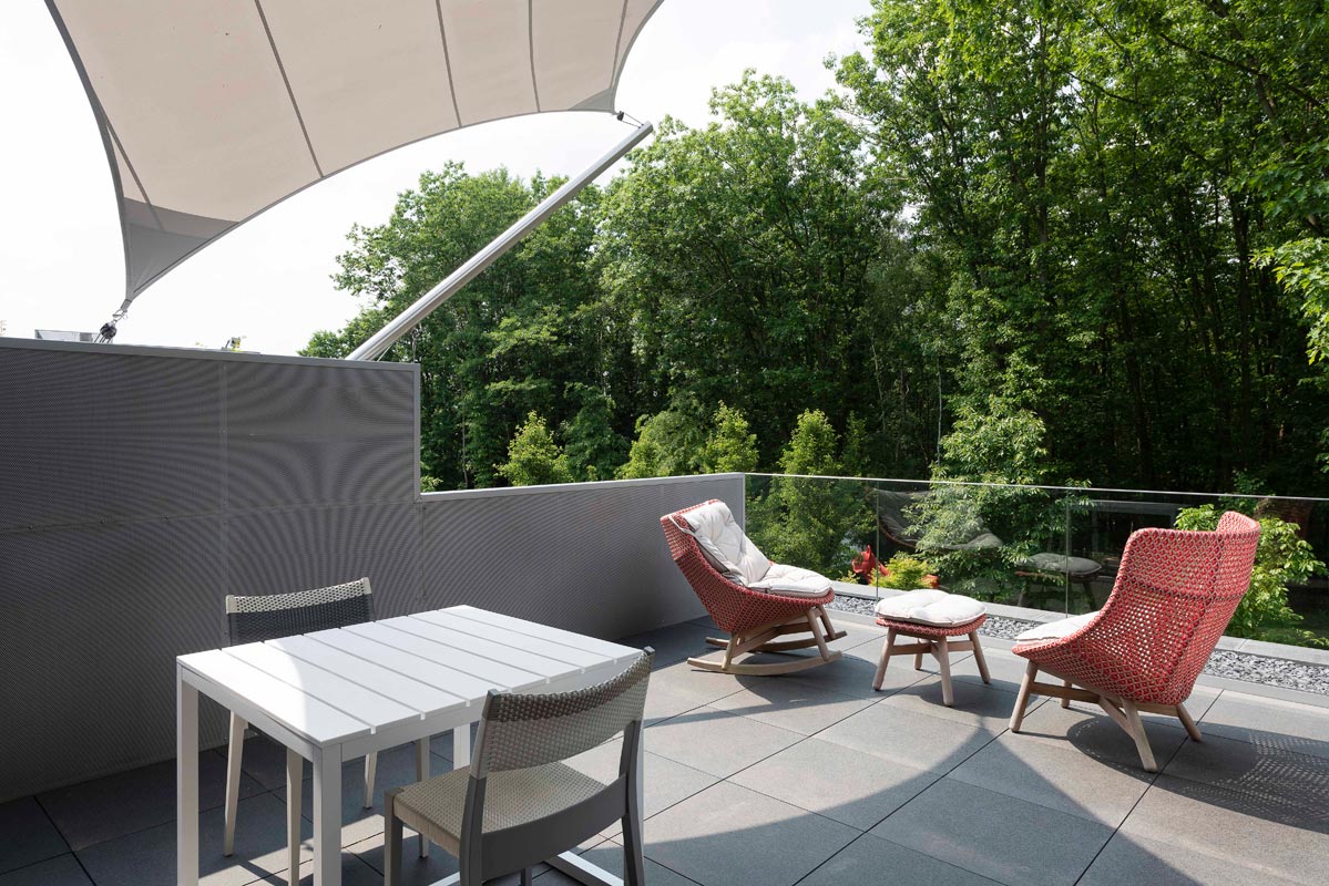 Private Terrace with forest view